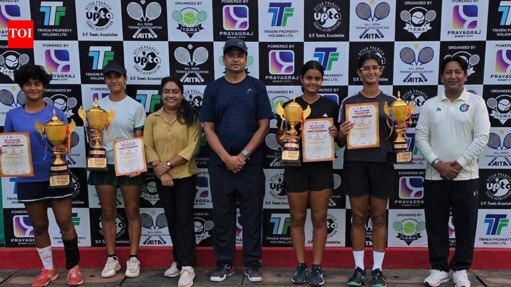 Manchanda-Pandey, Raghuvanshi-Singh win doubles titles at Prayagraj AITA tennis | Prayagraj News