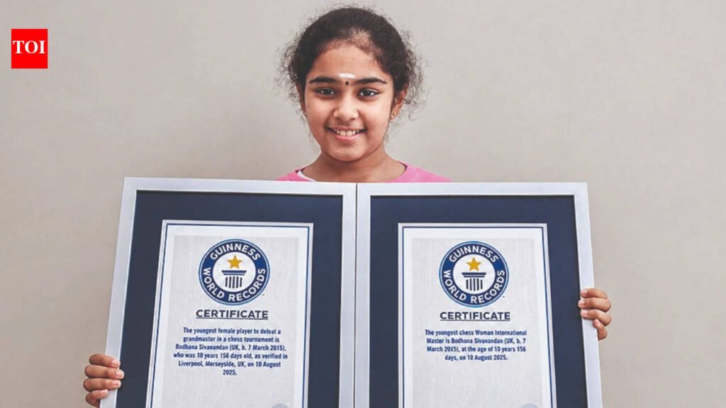 Princess’s gambit: At 11, Bodhana Sivanandan is an international master