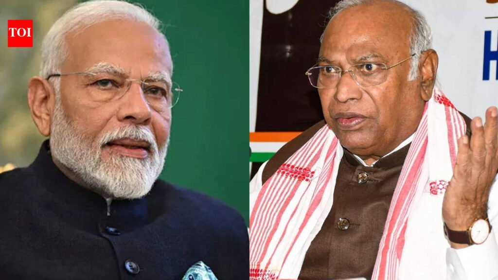BJP files police complaint against Kharge over ‘baap’ remark targeting PM Modi | India News