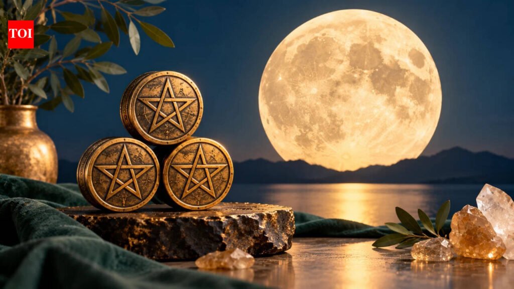 Tarot Card of the Day, October 26: Four of Pentacles Meets the Taurus Full Moon – What Are You Holding Onto Because It Feels Safe?