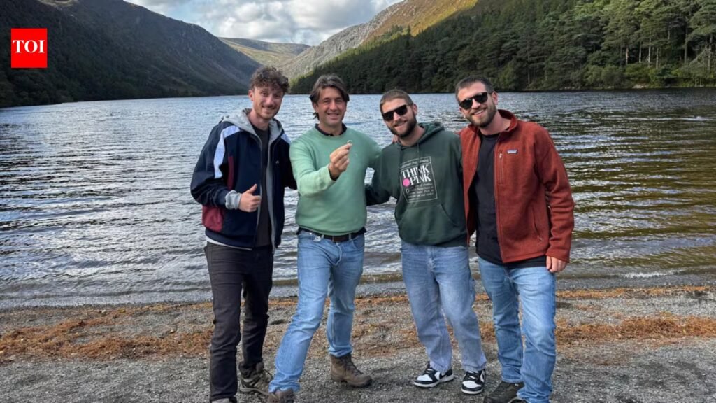 An Irish father’s 18-carat wedding ring slipped off in an Italian stream; three strangers searched for three days, found it in the riverbed and flew to Ireland to return it to its owner