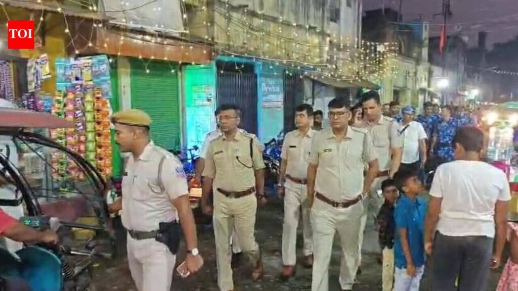 Raniganj Akhara procession returns to original route amid heightened security | Kolkata News