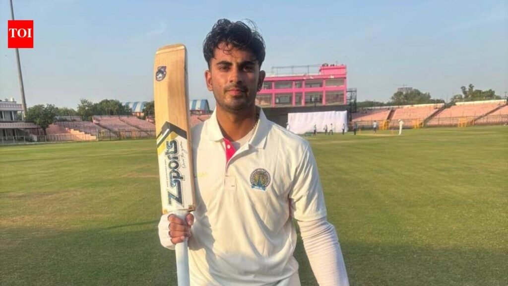 Karan Lamba’s unbeaten hunded puts Rajasthan in command; Kunal Singh Rathore, Sachin Yadav slam fifties; Uttarakhand need 331 runs to win on last day | Jaipur News