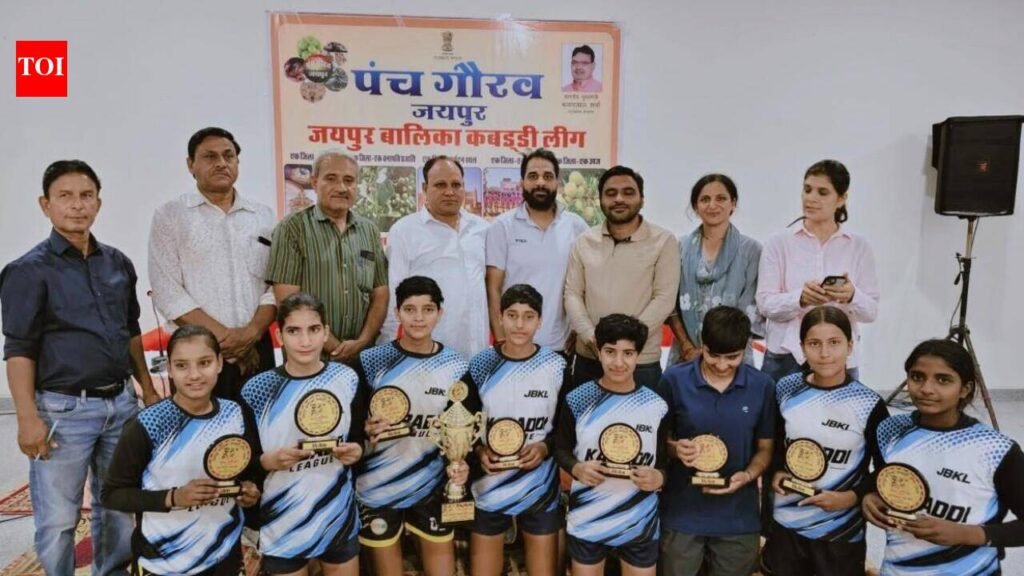 District level Jaipur Girls Kabaddi League organised by district administration under ‘Panch Gaurav’ | Jaipur News