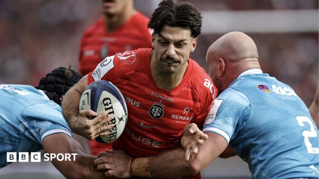 Champions Cup: Toulouse 43-40 Exeter Chiefs – hosts win classic despite early red card