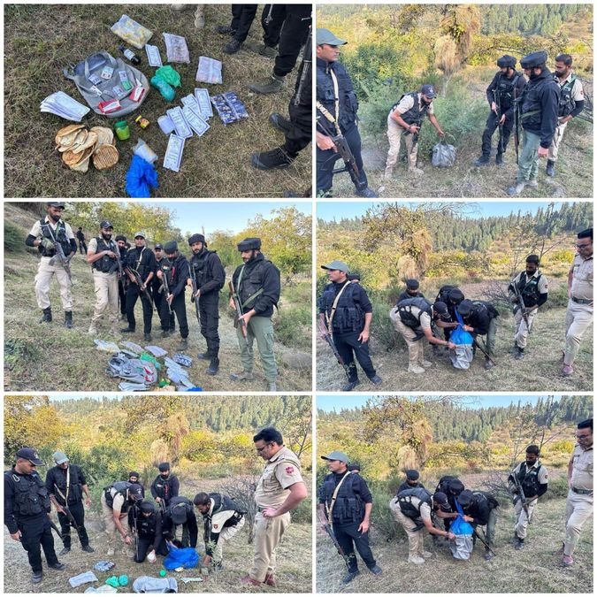 Bag recovered near Doodhpathri encounter site