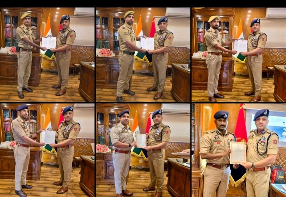 IGP Kashmir Felicitates Srinagar Police for Busting Inter-State Narcotics Network
