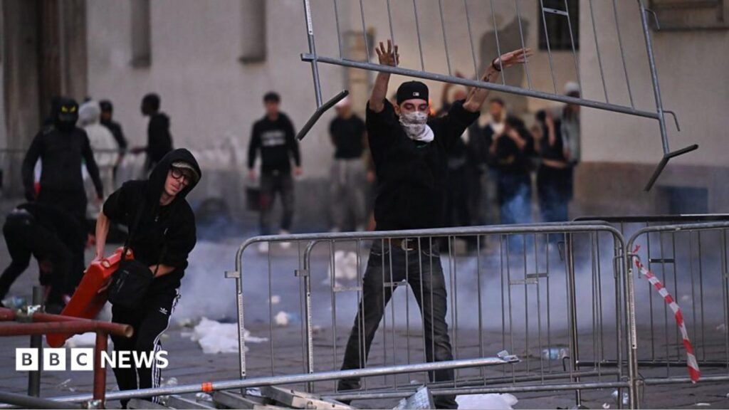 Meloni calls emergency meeting after violent clashes in Milan