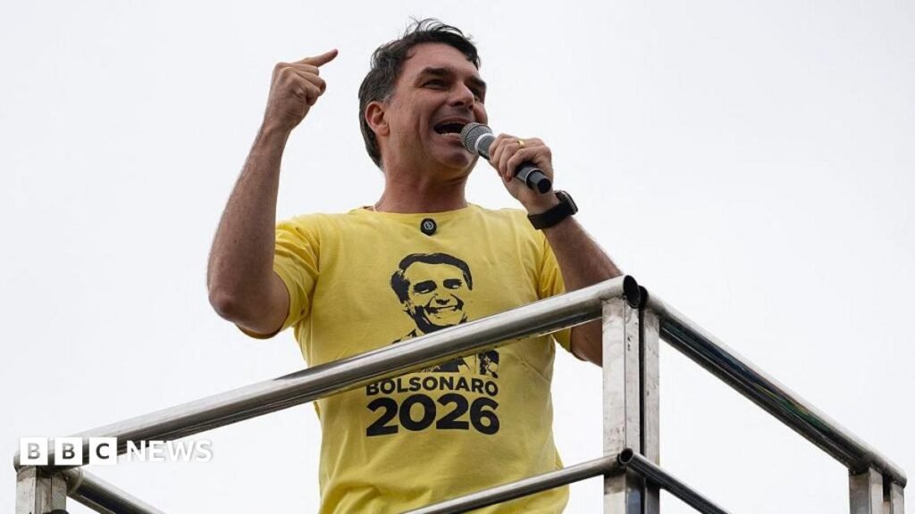 Flávio Bolsonaro rides right-wing ‘blue wave’ in Brazil