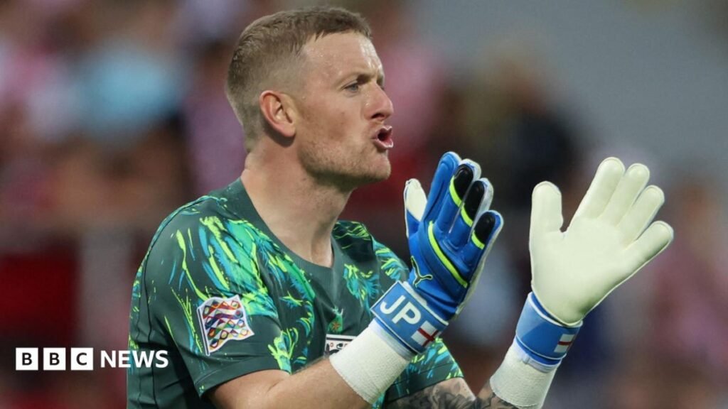 England’s Jordan Pickford ‘almost caused crash’ with careless driving