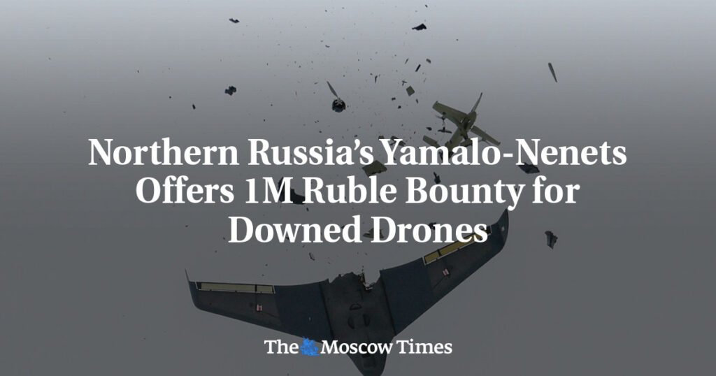 Northern Russia’s Yamalo-Nenets Offers 1M-Ruble Bounty for Downed Drones