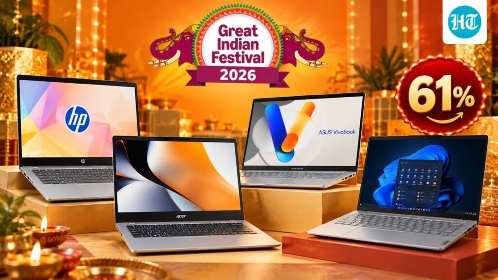 Amazon laptop discounts: 5 Lenovo, HP, Dell, Acer and Asus laptops with up to 61% off
(HT Tech)