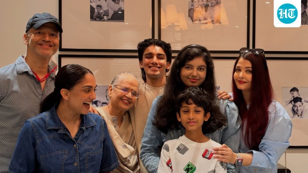Aaradhya Bachchan looks taller than mom Aishwarya Rai in new photos from cousin Shivansh Rai’s birthday