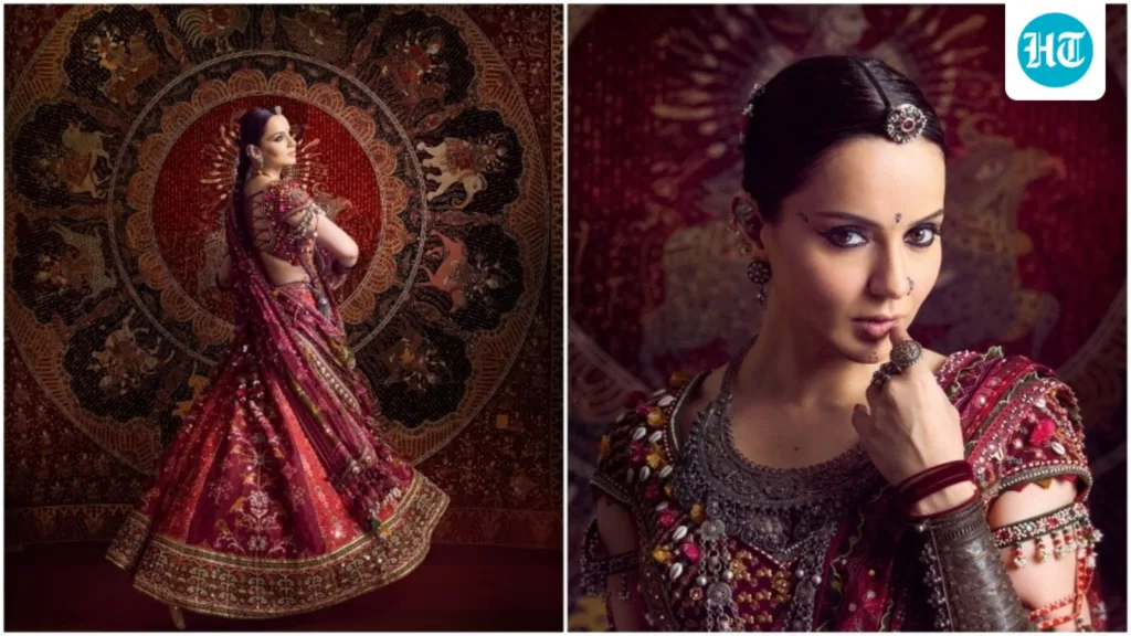 Kangana Ranaut reimagines garba style in ₹2.1 lakh Torani lehenga-choli and heavy oxidised jewellery: Here’s how to recreate her Navratri look