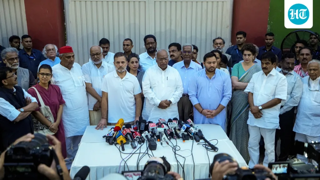 The vegetarian fare in opposition lunches amid anti-EC stir in Delhi