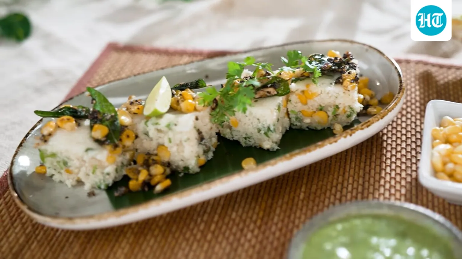 Chef Ranveer Brar shows how to prepare tiffin in a hurry with his instant corn dhokla recipe: See step-by-step preparation