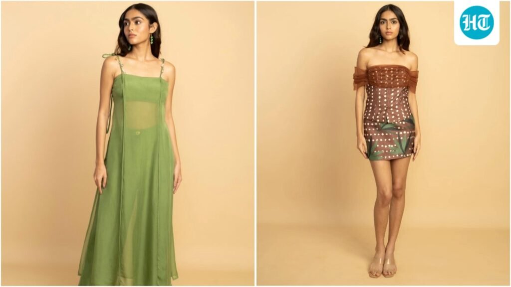 Tried and tested: My wardrobe is dominated by dark, neutral colours but these 2 designer outfits pushed me to experiment with colour and prints