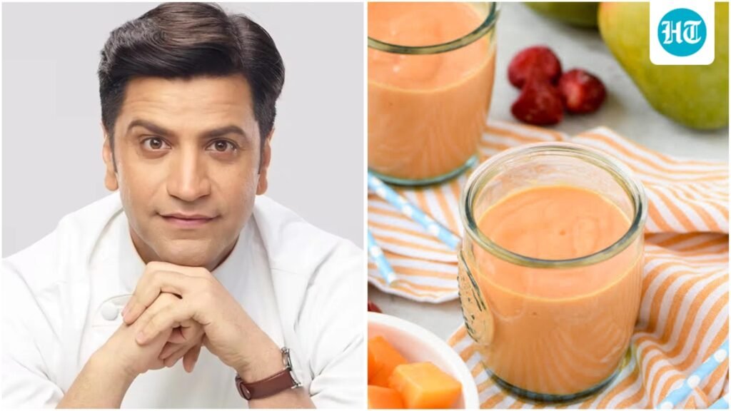 Navratri 2026: How to make Chef Kunal Kapur’s refreshing papaya smoothie for vrat