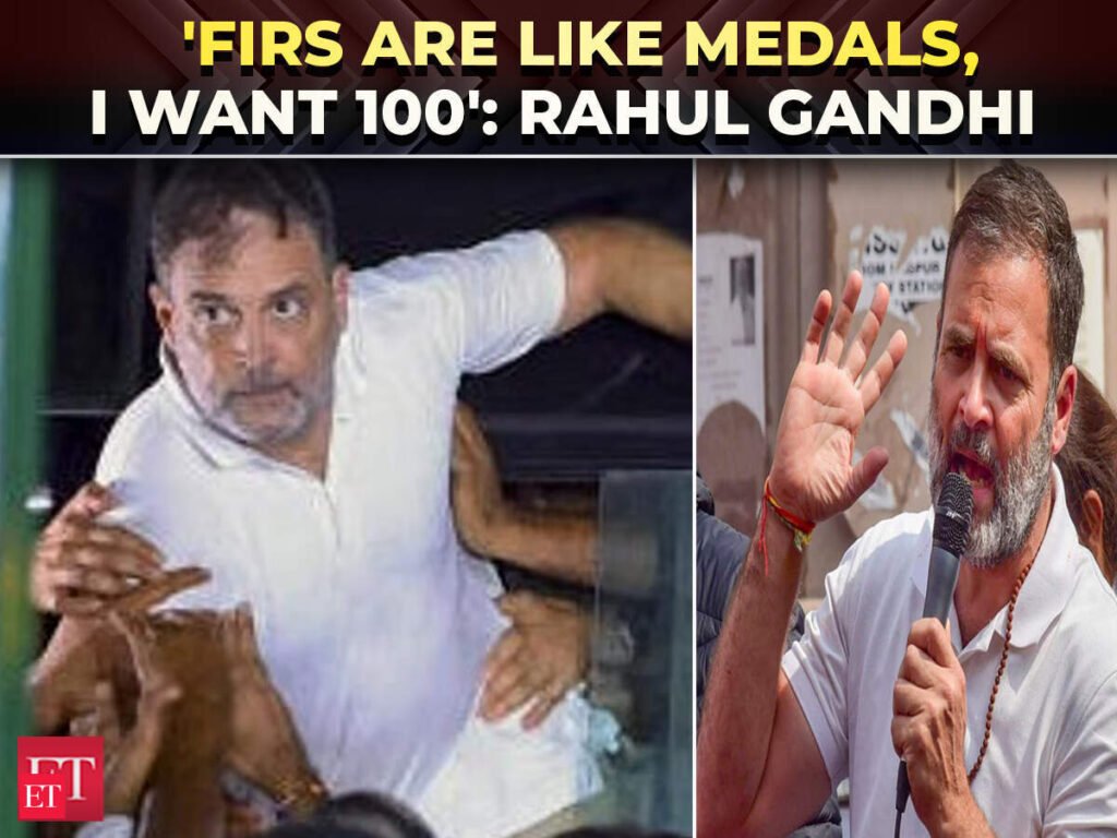 Rahul Gandhi: ‘Every FIR a medal…my target is 100’: Rahul Gandhi demand Gyanesh Kumar’s resignation – The Economic Times Video