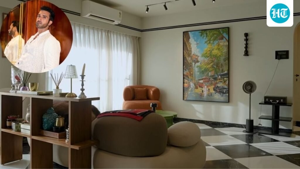 Step inside Gurfateh Pirzada’s artistic Mumbai home featuring striking artwork, eclectic decor and cosy corners