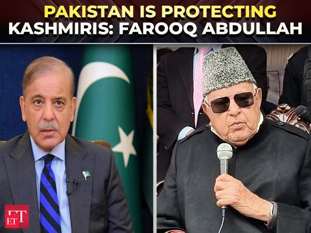 Farooq Abdullah: ‘Pak Keeping Kashmir Issue Alive’: NCP chief Farooq Abdullah claims Pakistan saving Kashmiris – The Economic Times Video