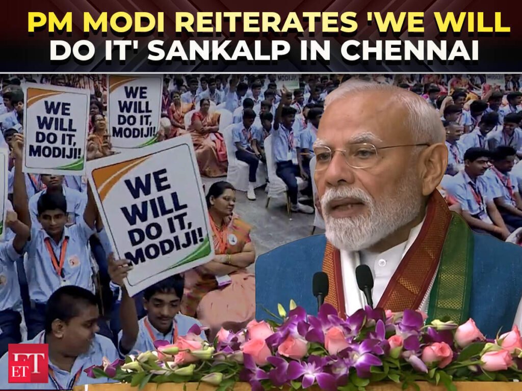 Narendra Modi: This is your time, opportunity, carry Tamil culture everywhere: PM Modi urges students in Chennai – The Economic Times Video
